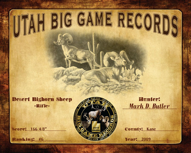Utah Big Game Records
