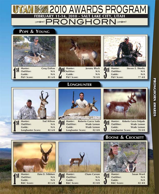 Utah Big Game Records